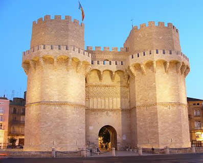 La Puerta de los Serranos en Valencia